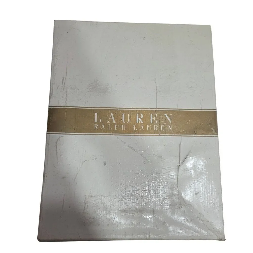 Ralph Lauren Empress Crystal Goblet Set 2 18oz Lead Cut‎ Germany Box